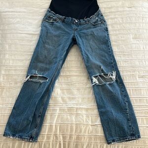 Abercrombie Maternity Straight Leg Jean